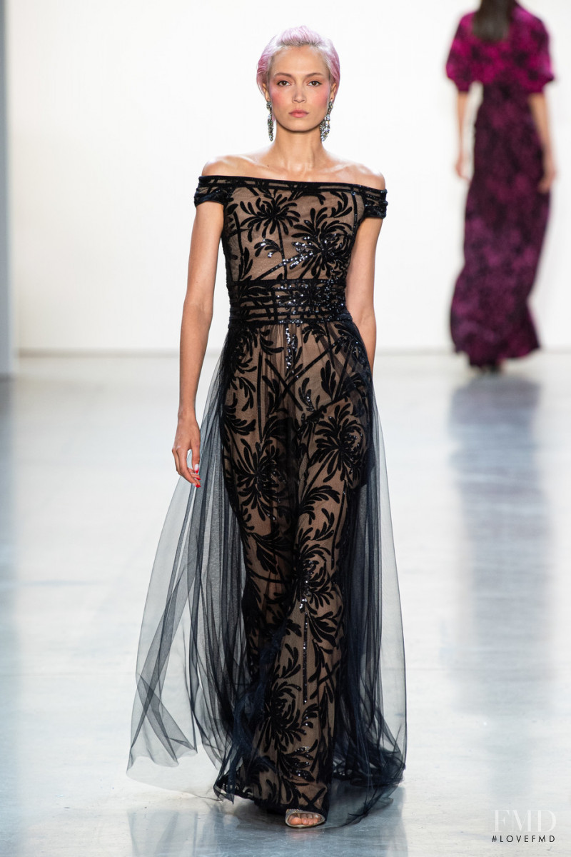 Kate Vitamin featured in  the Tadashi Shoji fashion show for Spring/Summer 2020