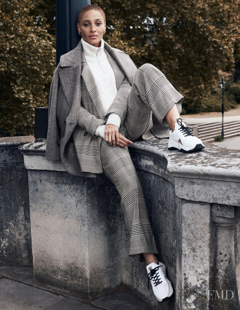 Adwoa Aboah featured in  the H&M H&M Conscious Fall 2019 advertisement for Fall 2019