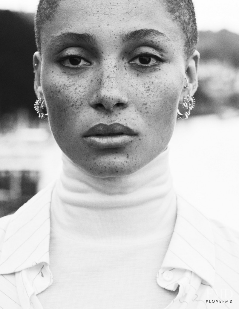 Adwoa Aboah featured in  the H&M H&M Conscious Fall 2019 advertisement for Fall 2019