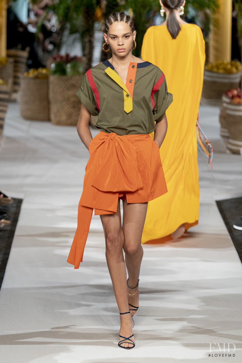 Hiandra Martinez featured in  the Oscar de la Renta fashion show for Spring/Summer 2020