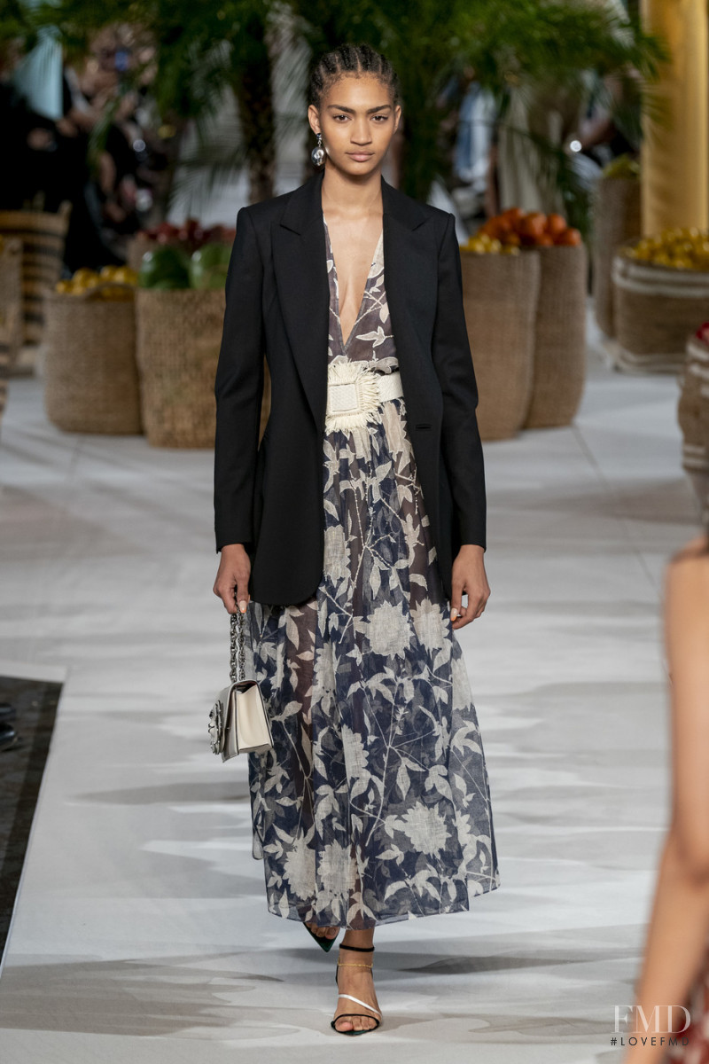 Anyelina Rosa featured in  the Oscar de la Renta fashion show for Spring/Summer 2020