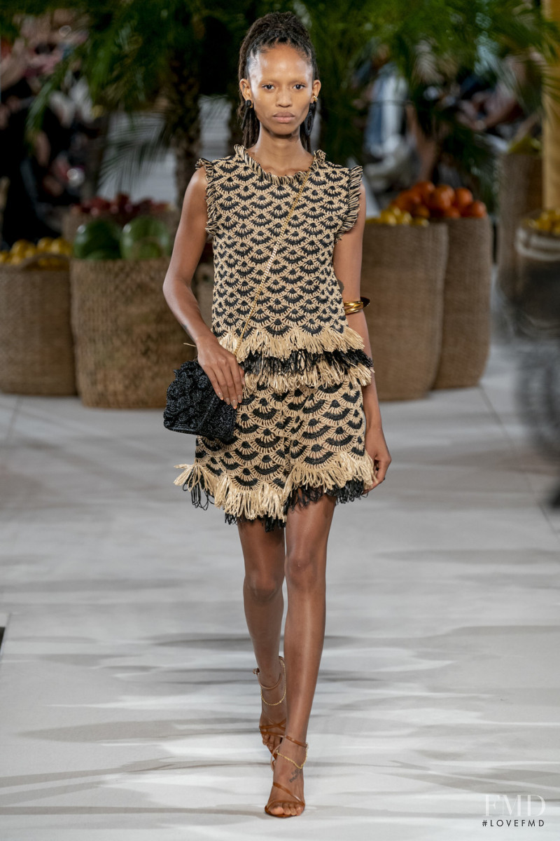 Adesuwa Aighewi featured in  the Oscar de la Renta fashion show for Spring/Summer 2020