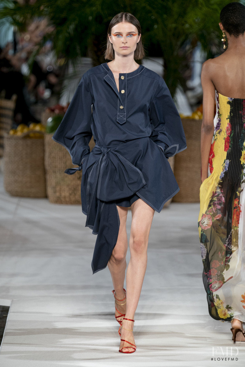 Vasilisa Pavlova featured in  the Oscar de la Renta fashion show for Spring/Summer 2020