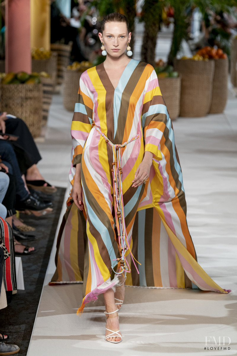 Liz Kennedy featured in  the Oscar de la Renta fashion show for Spring/Summer 2020