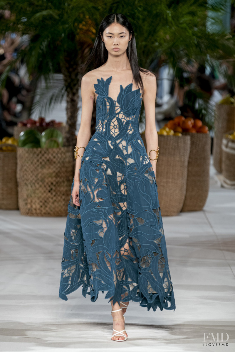 Sijia Kang featured in  the Oscar de la Renta fashion show for Spring/Summer 2020