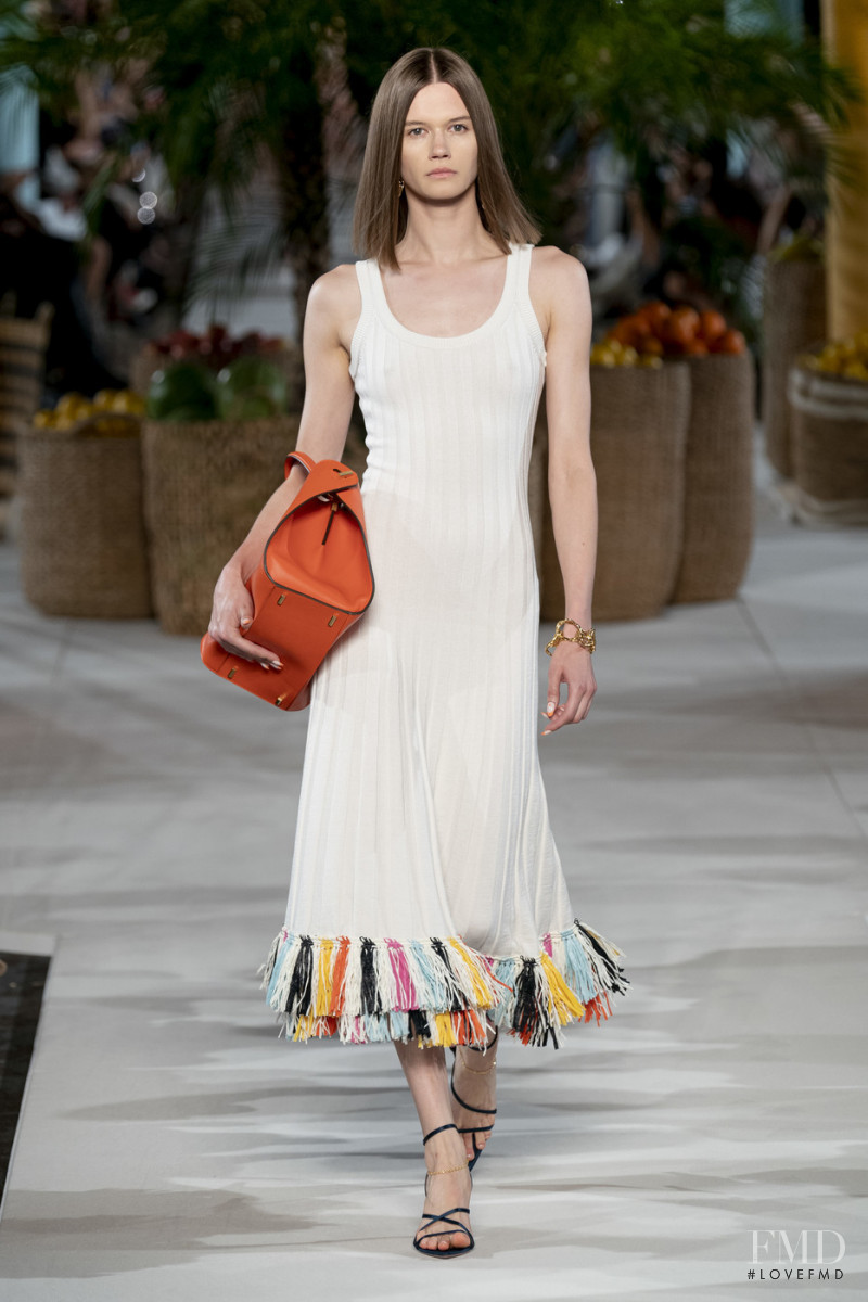 Daniela Kocianova featured in  the Oscar de la Renta fashion show for Spring/Summer 2020
