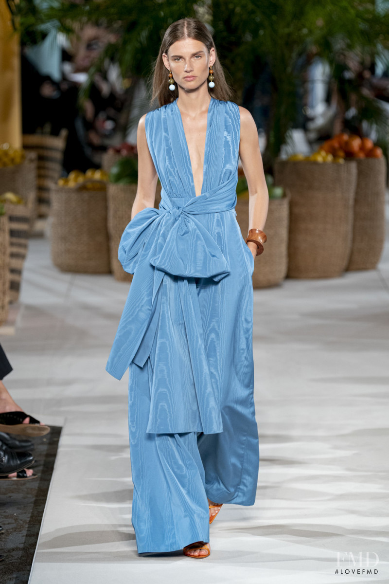 Giedre Dukauskaite featured in  the Oscar de la Renta fashion show for Spring/Summer 2020