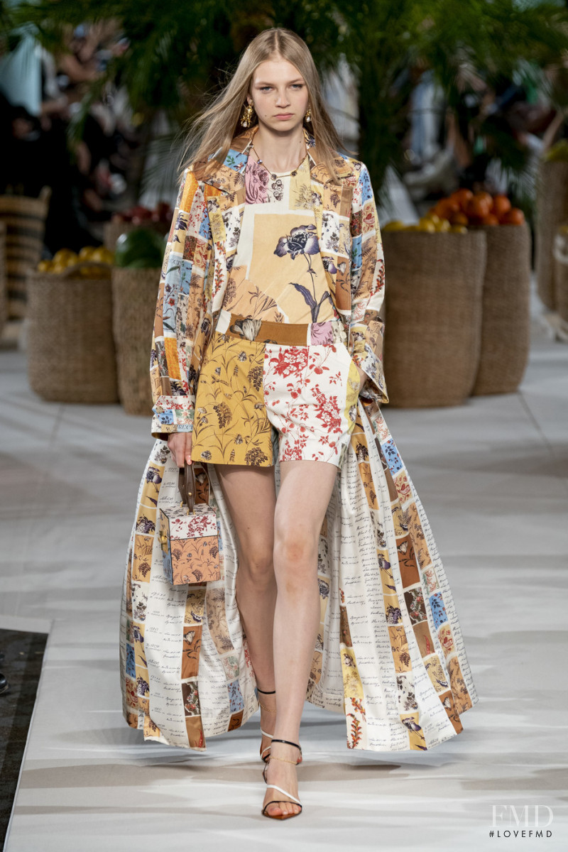 Deirdre Firinne featured in  the Oscar de la Renta fashion show for Spring/Summer 2020