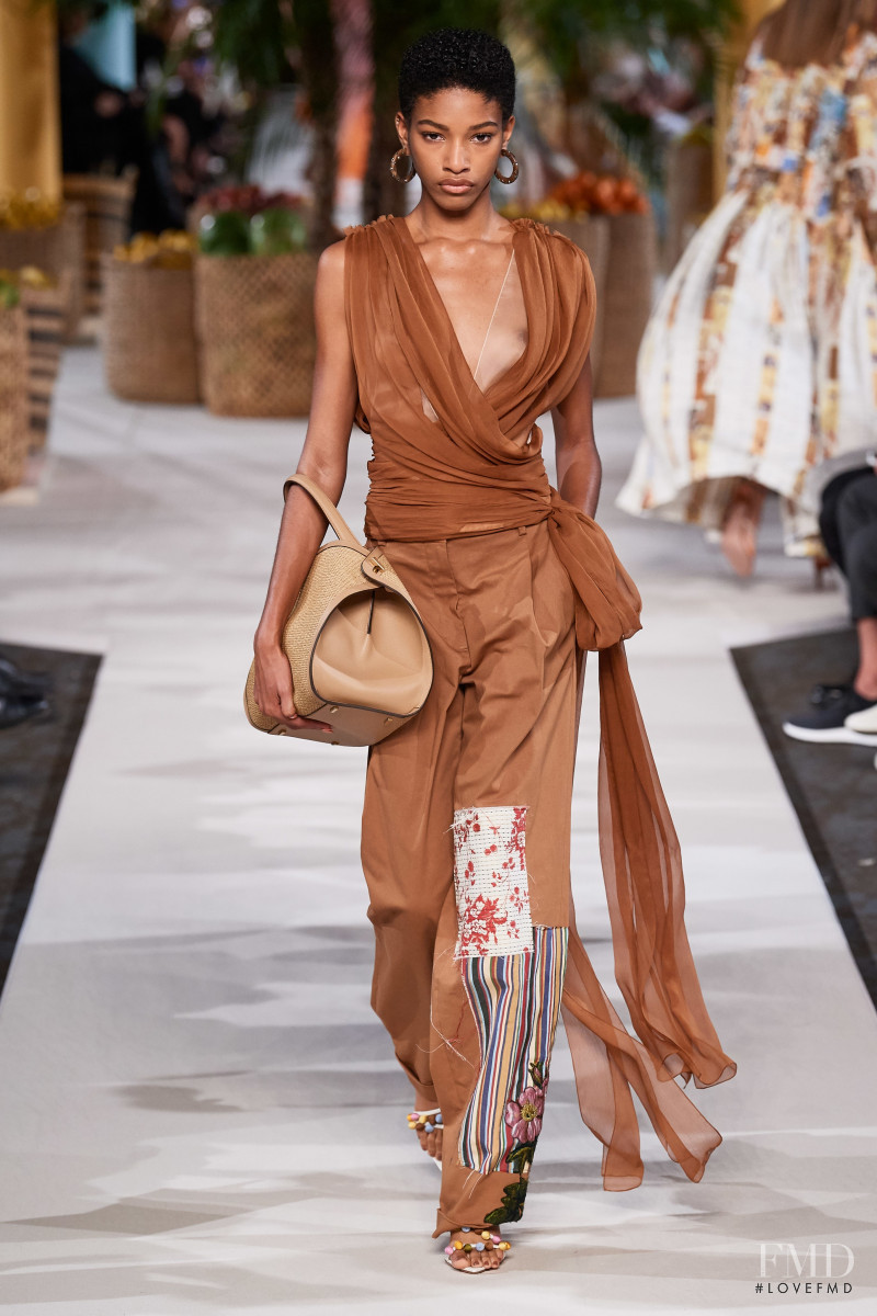 Naomi Chin Wing featured in  the Oscar de la Renta fashion show for Spring/Summer 2020
