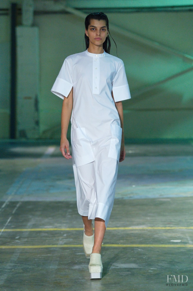Bianca Redmerski featured in  the Eckhaus Latta fashion show for Spring/Summer 2020