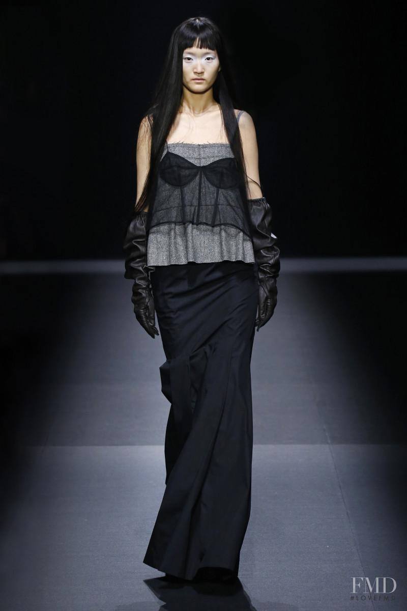 Wangy Xinyu featured in  the Vera Wang fashion show for Spring/Summer 2020