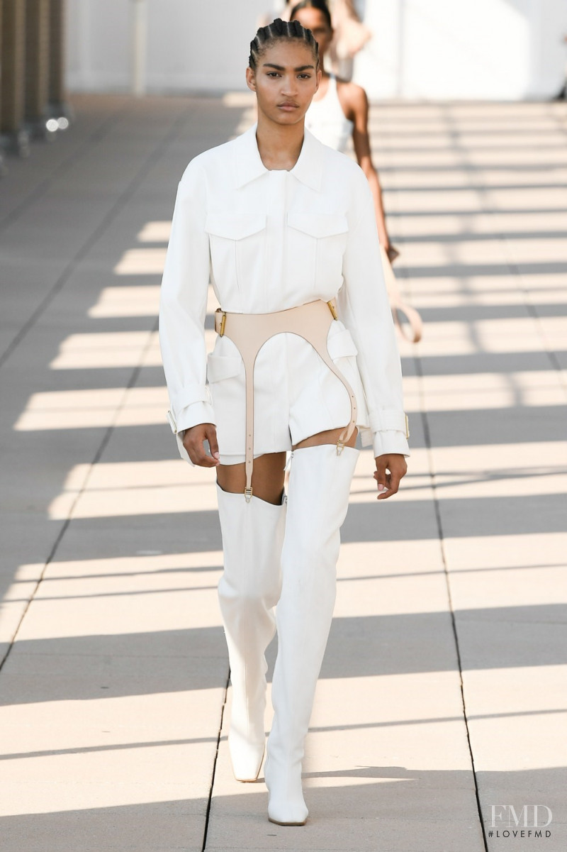 Anyelina Rosa featured in  the Dion Lee fashion show for Spring/Summer 2020