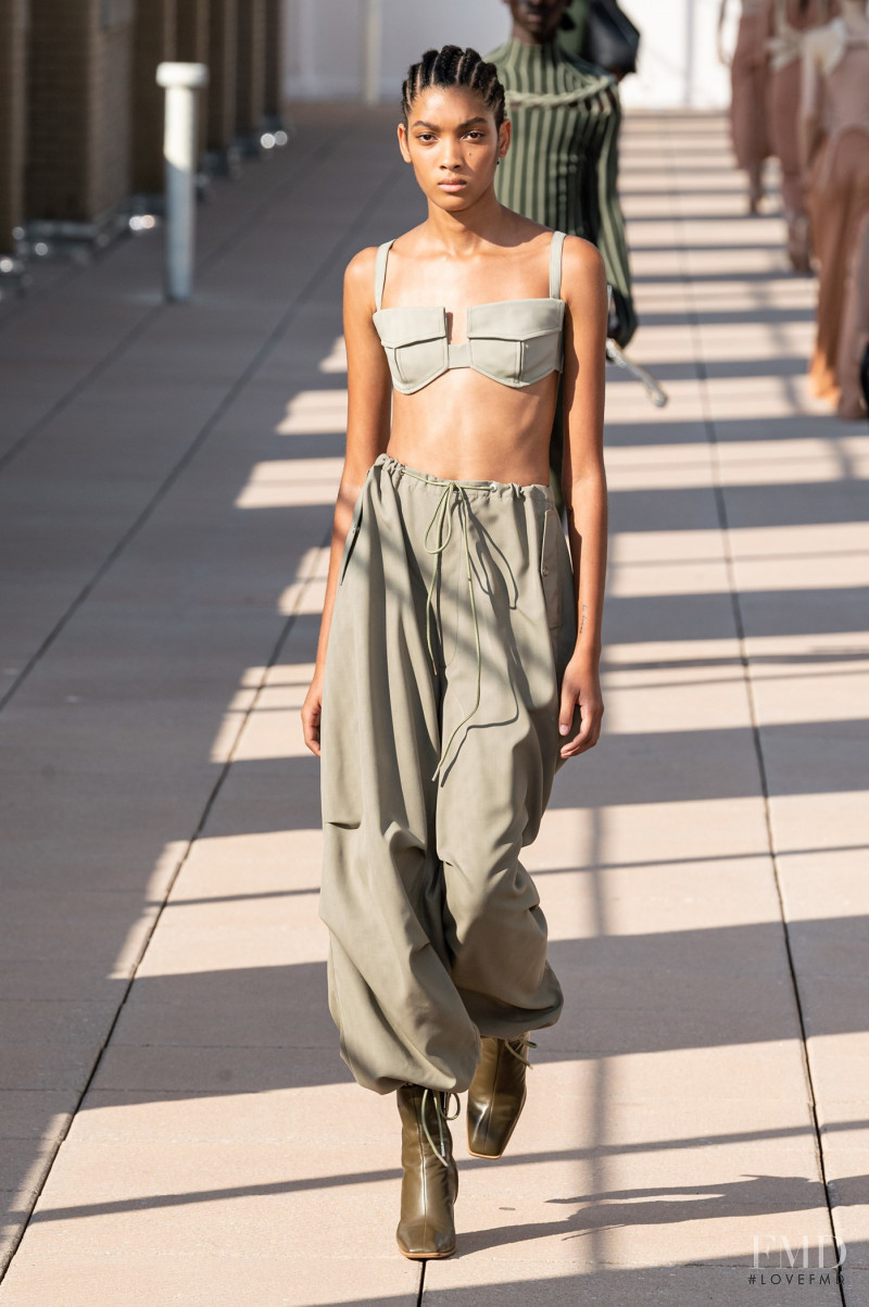 Licett Morillo featured in  the Dion Lee fashion show for Spring/Summer 2020