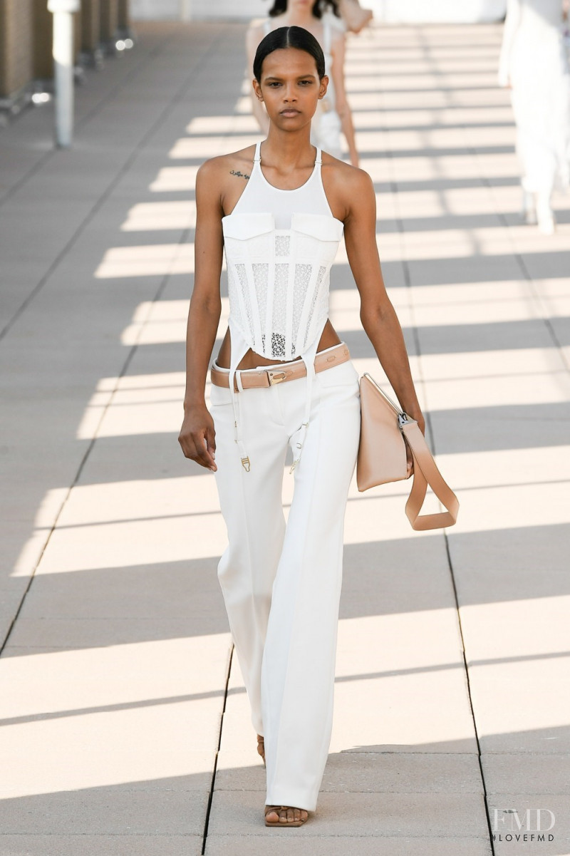 Natalia Montero featured in  the Dion Lee fashion show for Spring/Summer 2020