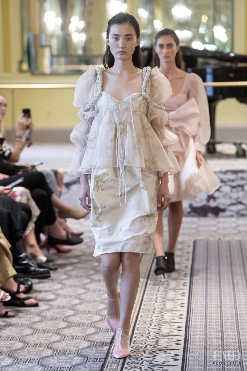 Liu Chunjie featured in  the Brock Collection fashion show for Spring/Summer 2020