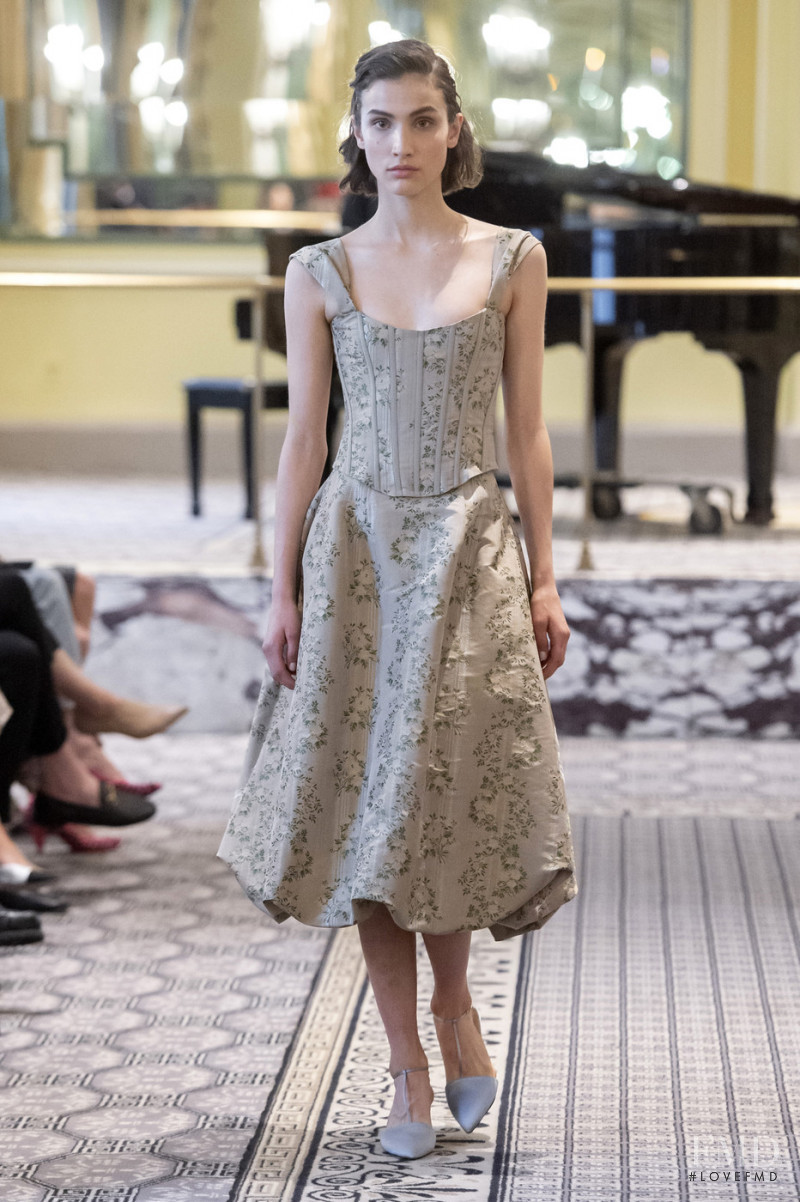 Victoria Massey featured in  the Brock Collection fashion show for Spring/Summer 2020