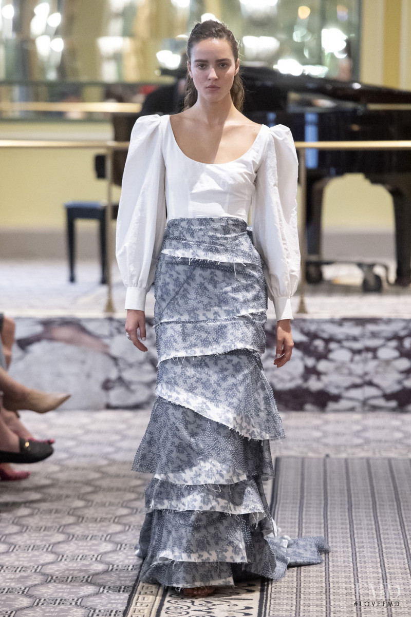 Emm Arruda featured in  the Brock Collection fashion show for Spring/Summer 2020