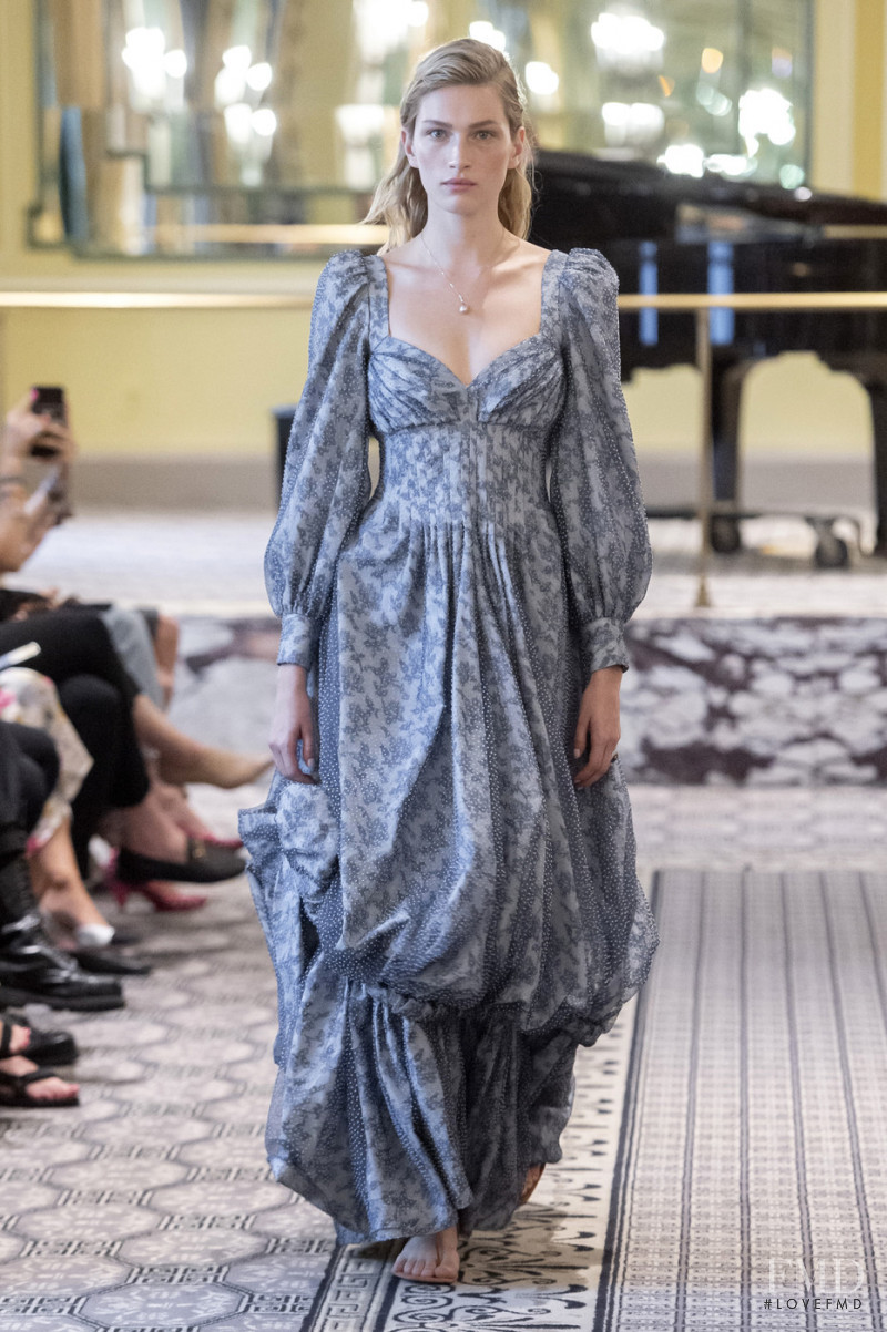 Liz Kennedy featured in  the Brock Collection fashion show for Spring/Summer 2020