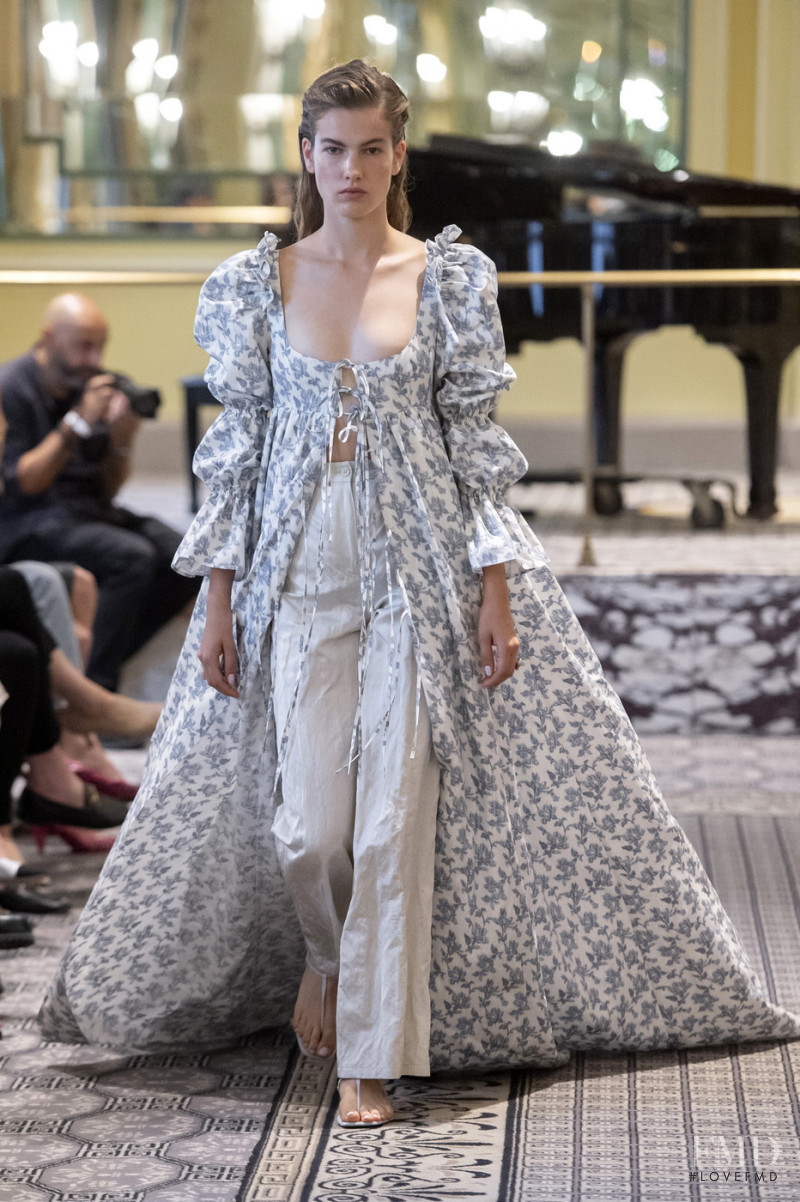 Roos Van Elk featured in  the Brock Collection fashion show for Spring/Summer 2020