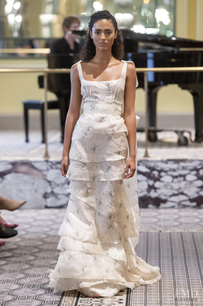 Melodie Vaxelaire featured in  the Brock Collection fashion show for Spring/Summer 2020