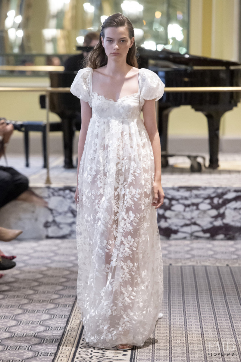 Louise Robert featured in  the Brock Collection fashion show for Spring/Summer 2020