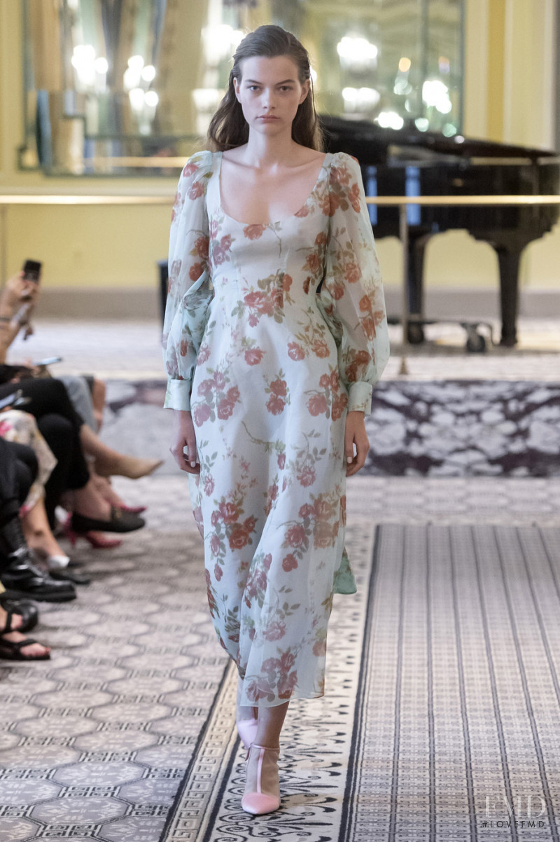 Louise Robert featured in  the Brock Collection fashion show for Spring/Summer 2020