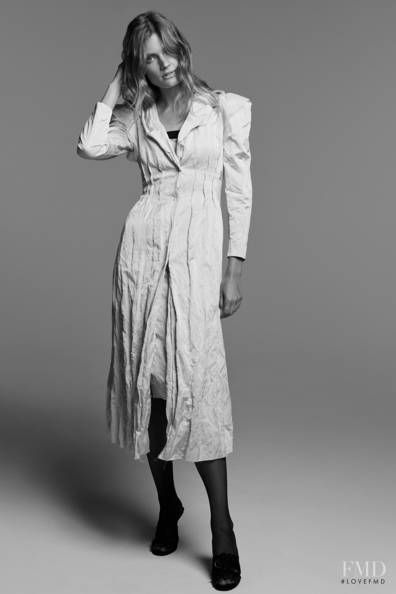 Constance Jablonski featured in  the Brock Collection lookbook for Resort 2020