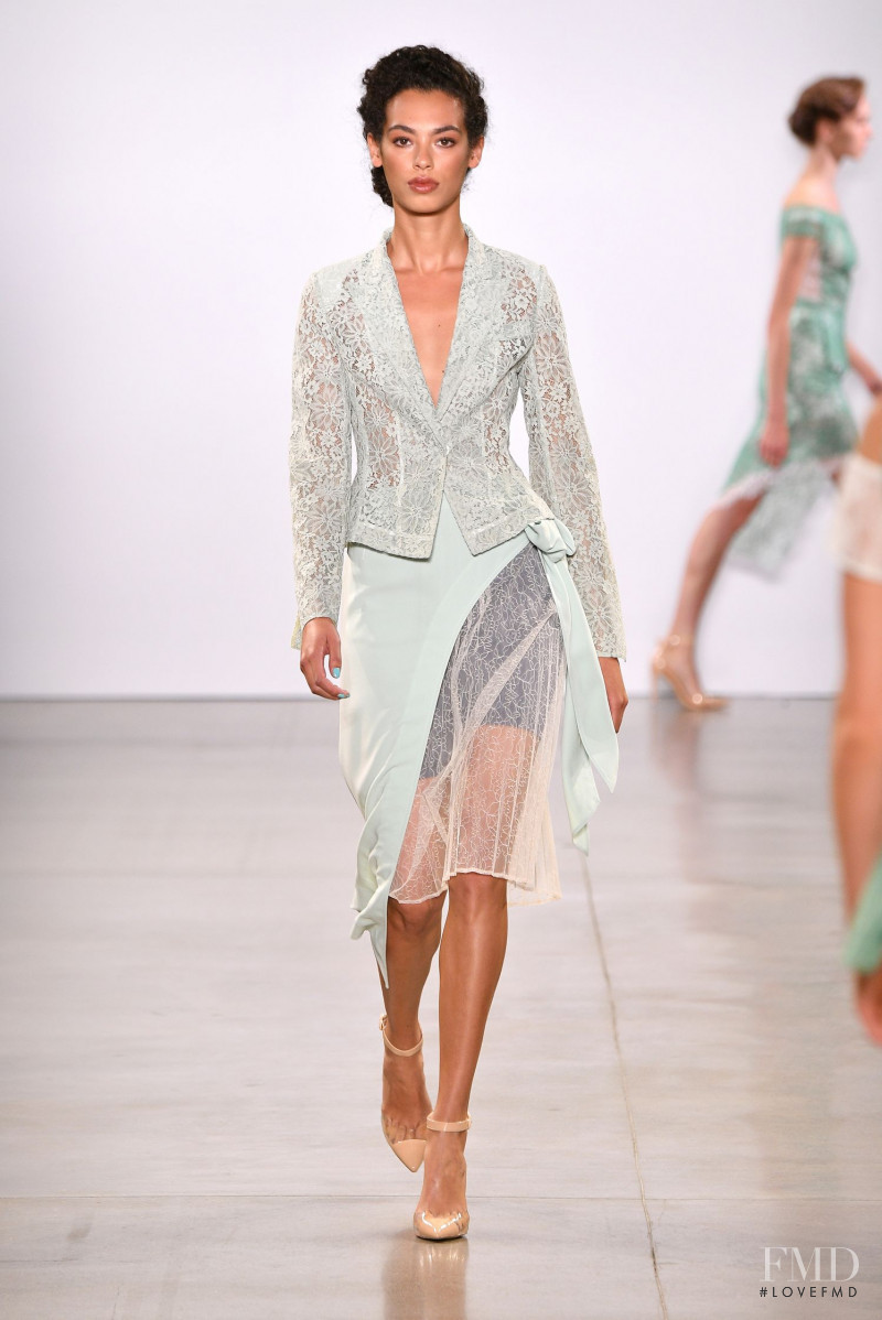 Gwen Piqué featured in  the Taoray Wang fashion show for Spring/Summer 2020