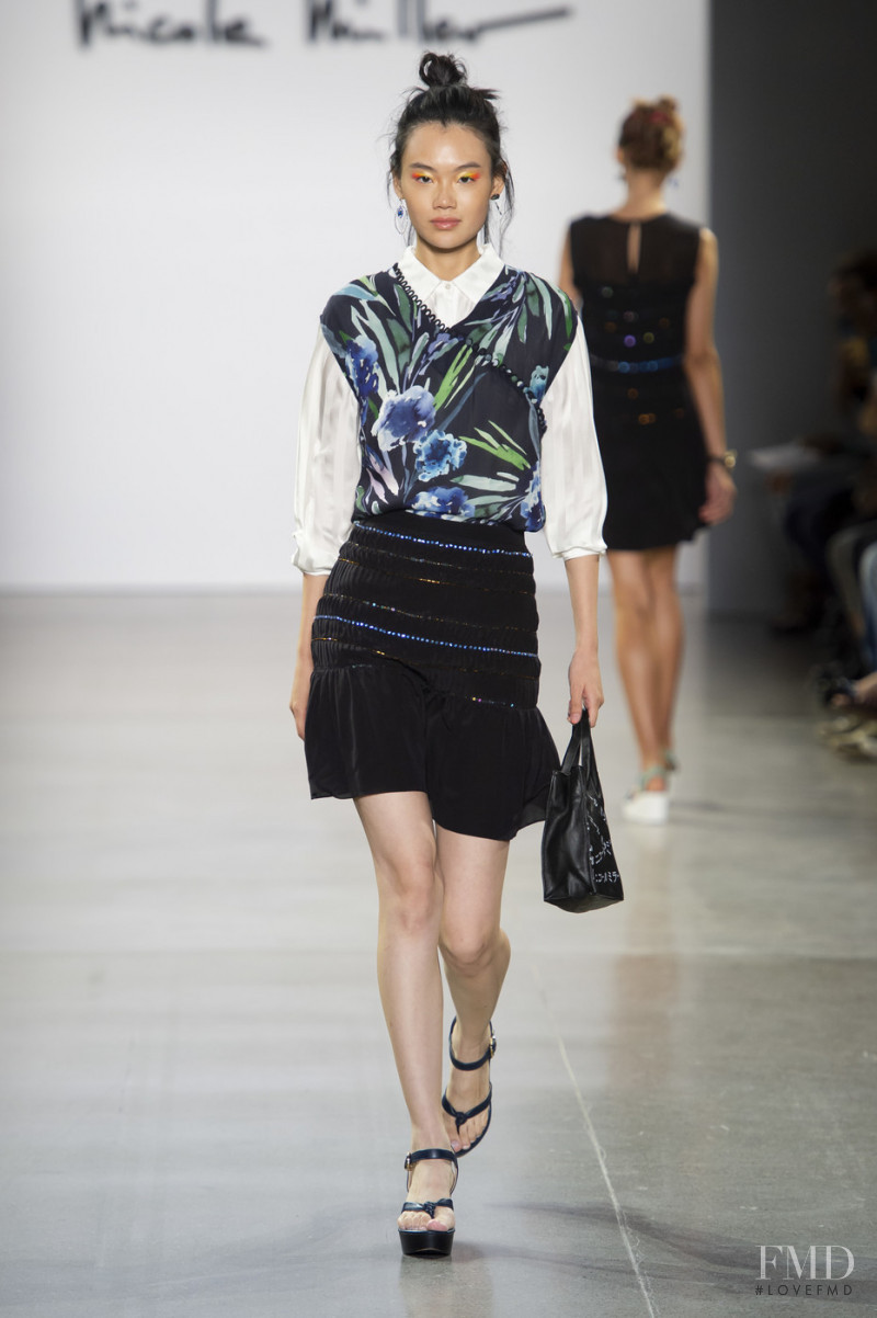 Beans ShiYi Wang featured in  the Nicole Miller fashion show for Spring/Summer 2020