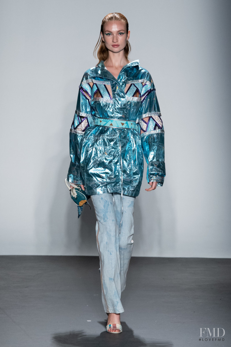 Clara McSweeney featured in  the Custo Barcelona fashion show for Spring/Summer 2020