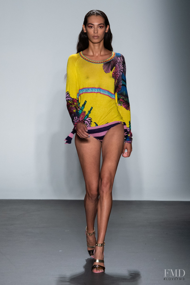 Gwen Piqué featured in  the Custo Barcelona fashion show for Spring/Summer 2020