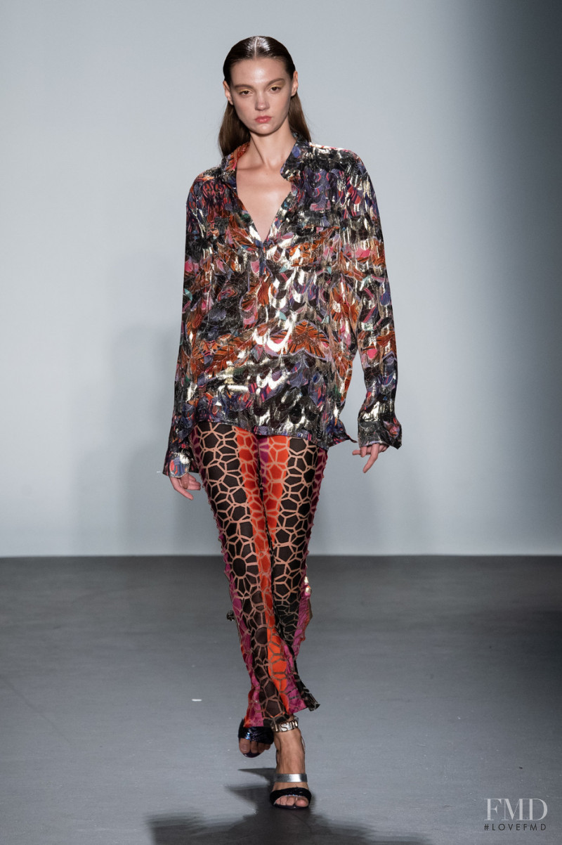 Liz Bakro featured in  the Custo Barcelona fashion show for Spring/Summer 2020