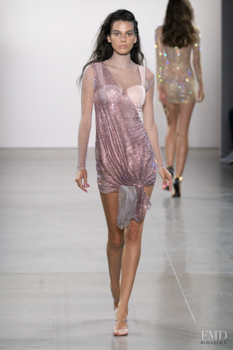 Elena Azzaro featured in  the Christian Cowan fashion show for Spring/Summer 2020