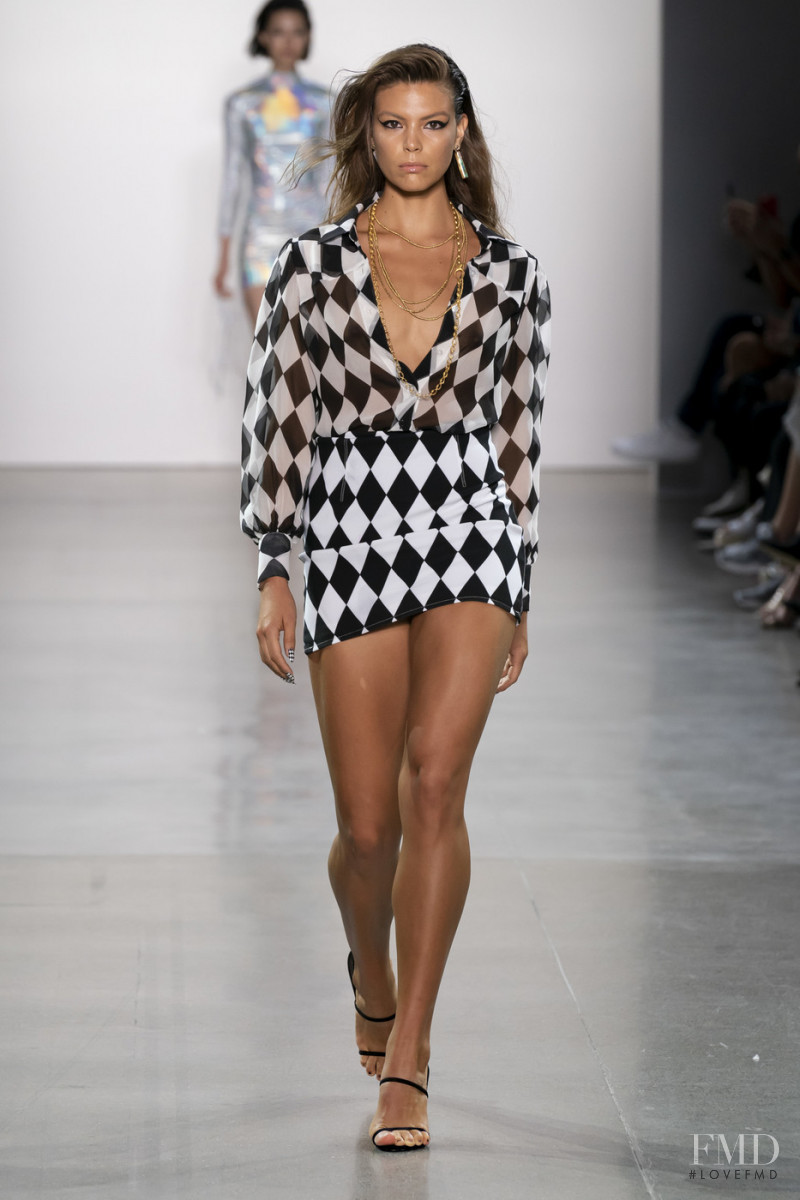 Olivia Ponton featured in  the Christian Cowan fashion show for Spring/Summer 2020