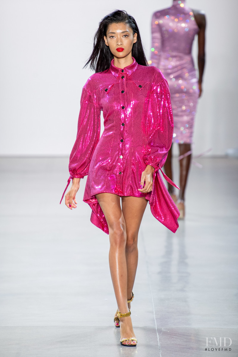 Aqua Parios featured in  the Christian Cowan fashion show for Spring/Summer 2020