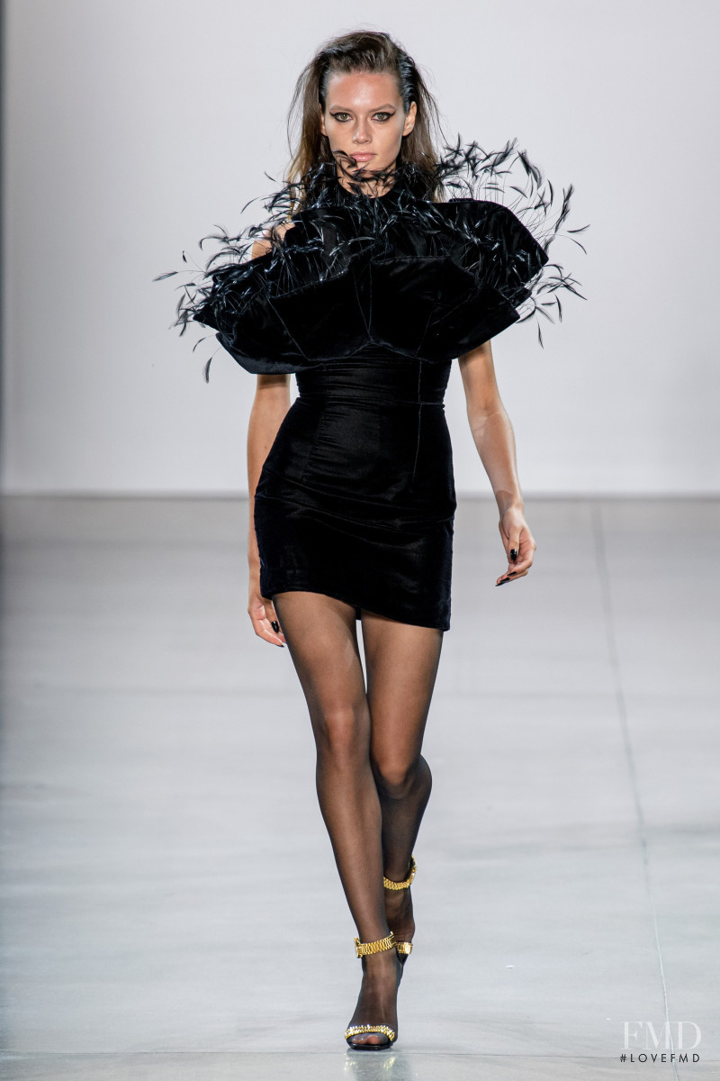 Jasmine Dwyer featured in  the Christian Cowan fashion show for Spring/Summer 2020