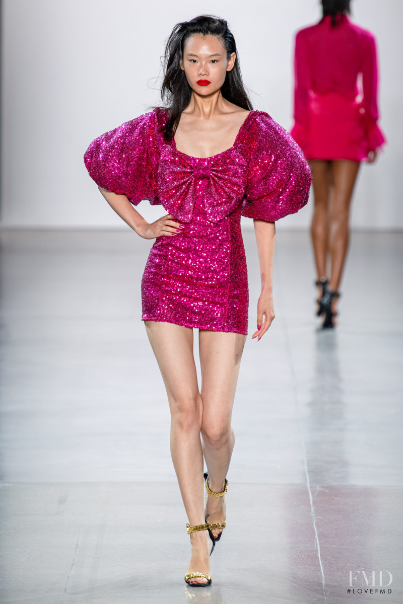 Beans ShiYi Wang featured in  the Christian Cowan fashion show for Spring/Summer 2020