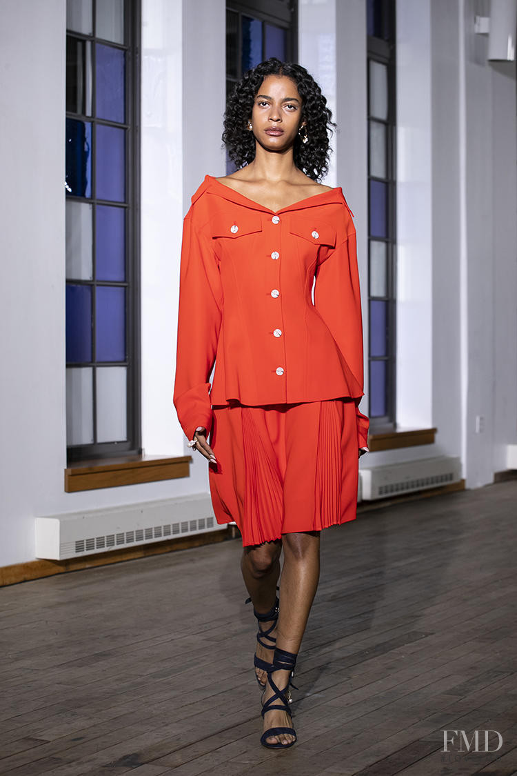 Amelia Rami featured in  the ADEAM fashion show for Spring/Summer 2020