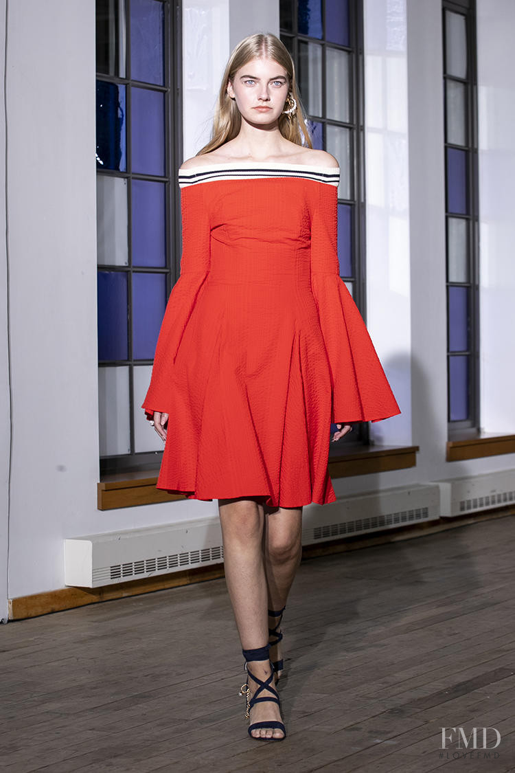 Cecillia Zeberg featured in  the ADEAM fashion show for Spring/Summer 2020