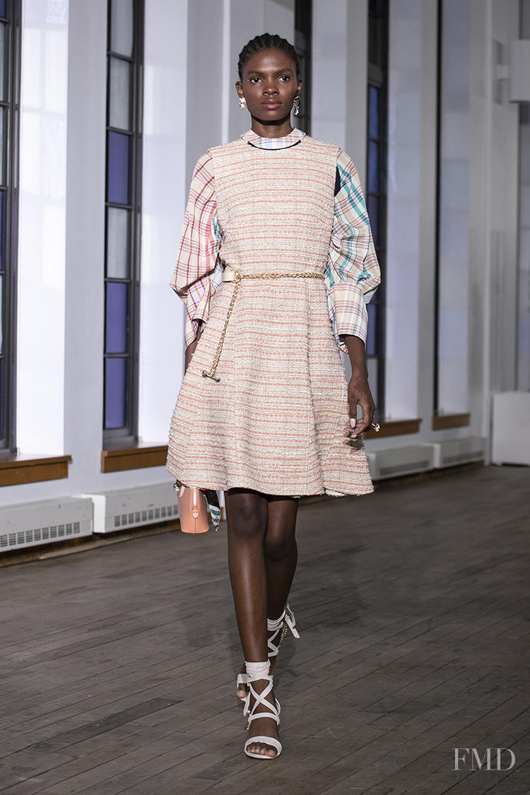 Ayobami  Okekunle featured in  the ADEAM fashion show for Spring/Summer 2020