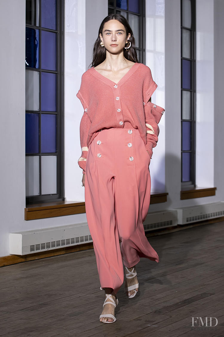 Ada Tache featured in  the ADEAM fashion show for Spring/Summer 2020
