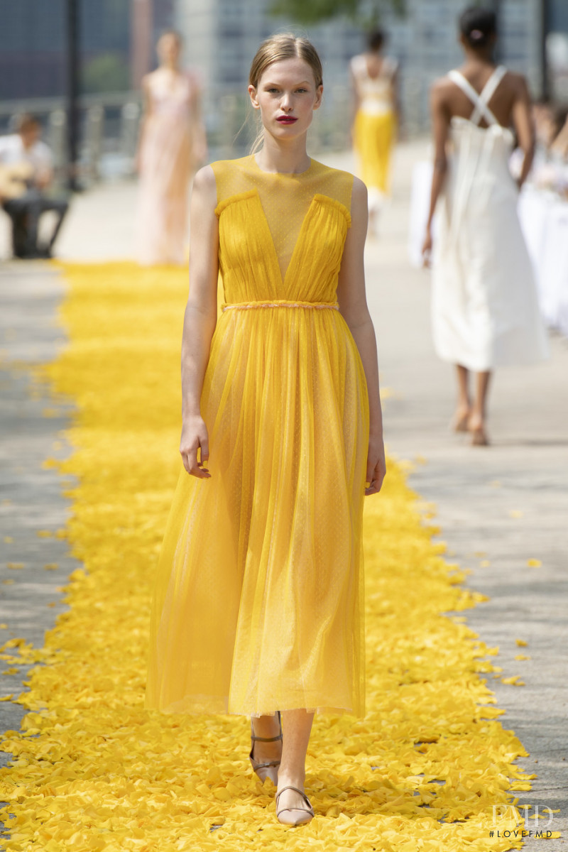 Leanne de Haan featured in  the Lela Rose fashion show for Spring/Summer 2020