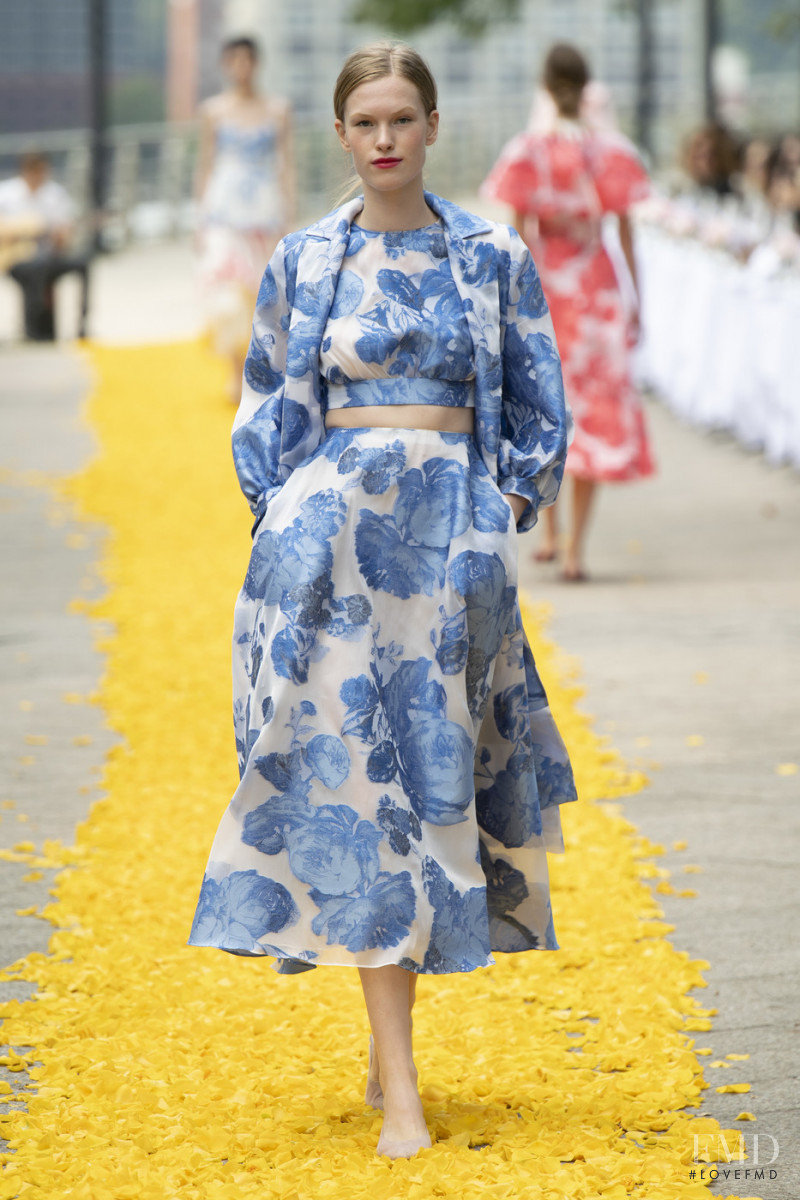 Leanne de Haan featured in  the Lela Rose fashion show for Spring/Summer 2020