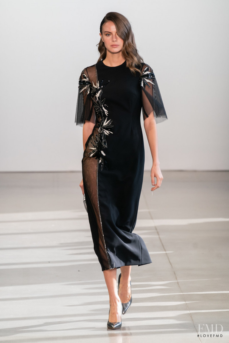 Kate Demianova featured in  the Bibhu Mohapatra fashion show for Spring/Summer 2020