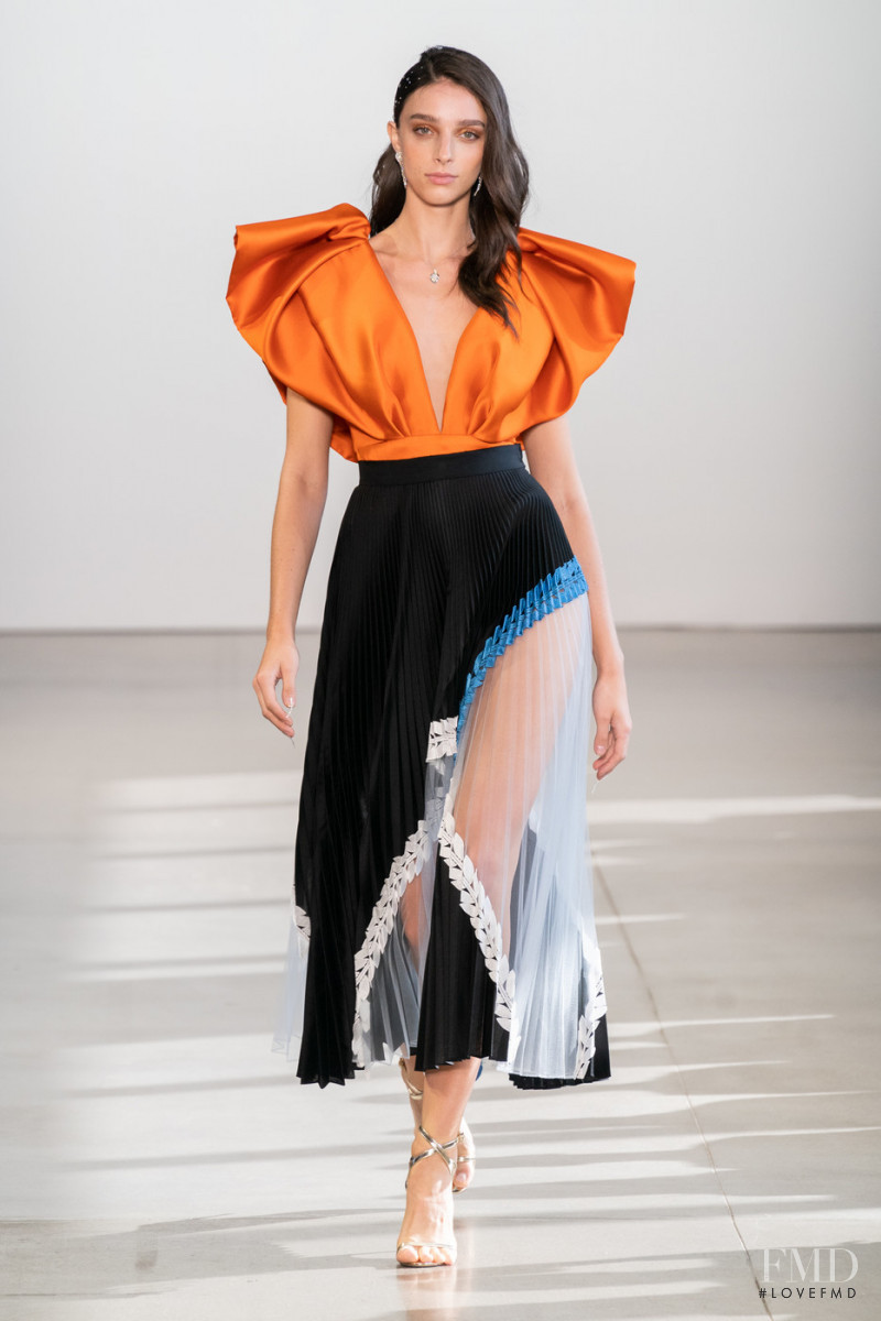 Larissa Marchiori featured in  the Bibhu Mohapatra fashion show for Spring/Summer 2020