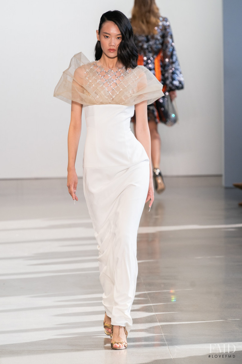 Beans ShiYi Wang featured in  the Bibhu Mohapatra fashion show for Spring/Summer 2020
