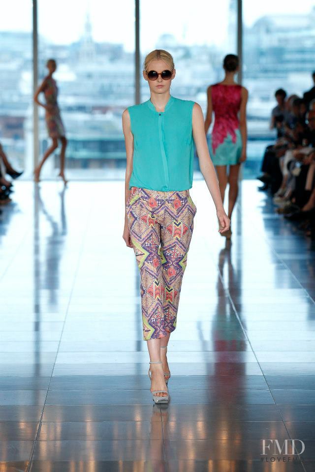 Elza Luijendijk Matiz featured in  the Matthew Williamson fashion show for Spring/Summer 2013