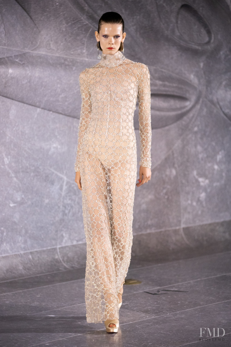 Irina Kravchenko featured in  the Naeem Khan fashion show for Spring/Summer 2020