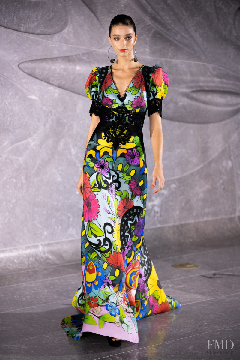 Larissa Marchiori featured in  the Naeem Khan fashion show for Spring/Summer 2020