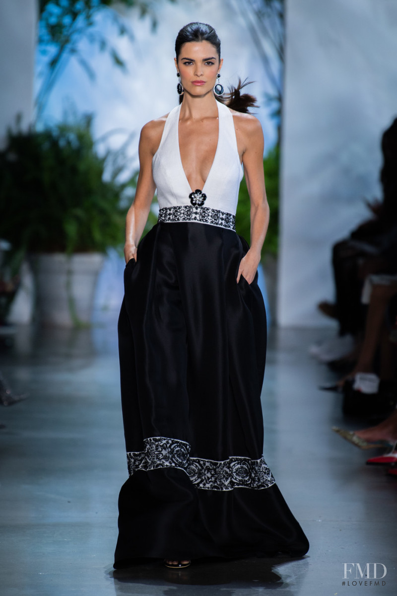 Carol Mendes featured in  the Dennis Basso fashion show for Spring/Summer 2020